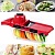 Овощерезка Multifunctional Vegetable Cutter Slicer Peeler Grater with 6 Blades Cooking Tool_small