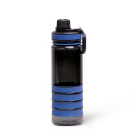Бутылка спортивная для воды 750 мл из пластика тритан (черно-синий) Kamille KM 2302_small