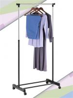 Вешалка стойка для одежды напольная 1-нарный 30кг "Single-Pole Telescopic Clothes Rach"_small