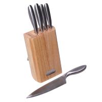 Набор ножей 6 предметов Kamille КМ-5133 с деревянной подставкой_small